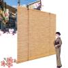 Bamboo Blinds Outdoor for Patio, Bamboo Shade Bamboo Roll Up Blinds, Reed Shades Outdoor Blinds, Bamboo Blind Bamboo Roll Up Shades for Porch/Garden/Sunroom Privacy 5479inWH White view 1