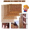 Bamboo Blinds Outdoor for Patio, Bamboo Shade Bamboo Roll Up Blinds, Reed Shades Outdoor Blinds, Bamboo Blind Bamboo Roll Up Shades for Porch/Garden/Sunroom Privacy 5479inWH White view 2