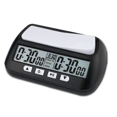 3-in-1 Digital Chess Clock - Professional Game Timer with Alarm, Delay & Positive Time Modes for Chess, Go, Board Games | Portable Electronic Timer