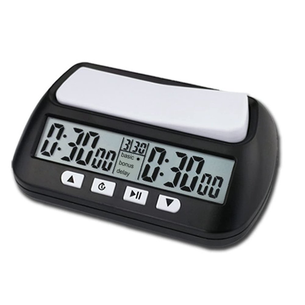 3-in-1 Digital Chess Clock - Professional Game Timer with Alarm, Delay & Positive Time Modes for Chess, Go, Board Games | Portable Electronic Timer