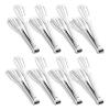 Amafox Kitchen Tongs 7 Inch, 8 Pack Food-Grade Stainless Steel Serving Tongs for Cooking Appetizers, Salad, Small Kitchen Food Tongs, Dishwasher Safe view 1