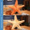 Beach Coastal Plush Pillow Simulation Seashell Starfish Conch Pillow Cushion 3D Shell Stuffed Plush Pillow Decorative Throw Pillow Sofa Couch Pillow for Beachy Room Decor view 2