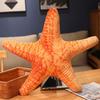 Beach Coastal Plush Pillow Simulation Seashell Starfish Conch Pillow Cushion 3D Shell Stuffed Plush Pillow Decorative Throw Pillow Sofa Couch Pillow for Beachy Room Decor view 3