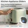 Appliance Sliders for Kitchen 24 PCS Self-Adhesive Small Kitchen Finds Appliance Slider Hacks Easy to MovIing & Space Saving Must Have Home Gadgets Mixer Accessories for Countertop view 3