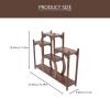 Ipetboom Antique Wooden Carving Display Rack for Home Decor Storage Stand for Tea Antiques and Decorative Items Chinese Style view 3