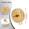 HERCHR Clothes Drying Rack, Retractable Clothesline Stainless Steel Wall-Mounted Clothes Line for Home Camping(Gold) view 2
