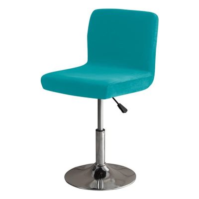 Velvet Bar Stool Covers Set of 2 4 6 pack with Back,Swivel Chair Covers Stretch ,Printing Barstool Chair Covers for Home Kitchen Dining Room Pub Counter Coffee Shop Chairs Barber Stool ( Color : #8 ,