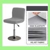 Velvet Bar Stool Covers Set of 2 4 6 pack with Back,Swivel Chair Covers Stretch ,Printing Barstool Chair Covers for Home Kitchen Dining Room Pub Counter Coffee Shop Chairs Barber Stool ( Color : #8 , view 3