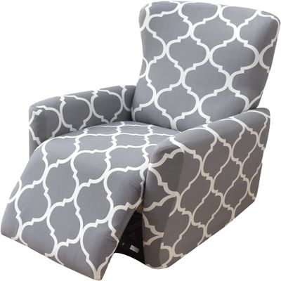 Stretch Recliner Slipcovers 4-Pieces Lazy boy Recliner Covers Recliner Couch Covers Recliner Chair Cover Non Slip Reclining Slipcovers with Storage Pockets Furniture Protector for Living Room ( Color