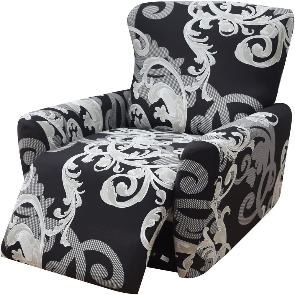 Stretch Recliner Slipcovers 4-Pieces Lazy boy Recliner Covers Recliner Couch Covers Recliner Chair Cover Non Slip Reclining Slipcovers with Storage Pockets Furniture Protector for Living Room ( Color