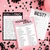 DISTINCTIVS Pink and Black 60th Birthday Game Bundle - Set of 3 Birthday Party Games for 20 Guests, Born in The 1960s Theme view 2