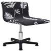 Velvet Bar Stool Covers Set of 2 4 6 pack with Back,Swivel Chair Covers Stretch ,Printing Barstool Chair Covers for Home Kitchen Dining Room Pub Counter Coffee Shop Chairs Barber Stool ( Color : #25 , view 1