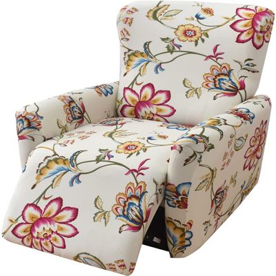 Stretch Recliner Slipcovers 4-Pieces Lazy boy Recliner Covers Recliner Couch Covers Recliner Chair Cover Non Slip Reclining Slipcovers with Storage Pockets Furniture Protector for Living Room ( Color
