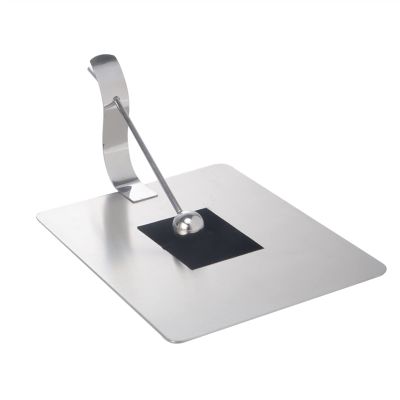 Tissue Box Cover Tissue Holder Dispenser Stainless steel paper towel rack square paper towel seat hotel restaurant countertop square towel rack pressure paper seat clip creative napkin seat Tissue Hol