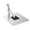 Tissue Box Cover Tissue Holder Dispenser Stainless steel paper towel rack square paper towel seat hotel restaurant countertop square towel rack pressure paper seat clip creative napkin seat Tissue Hol view 1