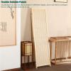 3 4 5 6 Panels Bamboo Weave Room Divider Screen Privacy Accents, Sun Porch Folding Wall Divider Oriental Chinese Indoor Separator Partition, 59 66.9 70.8 78.7 Inch Tall ( Size : 1.5x0.5m/59"x19.6" 3 P view 3