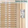3 4 5 6 Panels Bamboo Weave Room Divider Screen Privacy Accents, Sun Porch Folding Wall Divider Oriental Chinese Indoor Separator Partition, 59 66.9 70.8 78.7 Inch Tall ( Size : 1.5x0.5m/59"x19.6" 3 P view 4