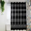 ZFUNCING Shower Curtain for Bathroom Modern Minimalist Ethnic Pattern Waterproof Bath Curtains Grommet Shower Curtains with Hooks for Bathtubs Toilet Decor 60x72in Geometric Diamond Line Stripe view 4
