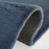 SAFAVIEH Washable Rug Faux Rabbit Fur Shag Collection - 4' x 6', Dark Grey, Slip Resistant & Easy Cleaning, Ideal for Living Room, Bedroom, Nursery, Boys & Girls Kids Playroom, Dining Space (FRF500H) view 3