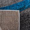 SAFAVIEH Hollywood Collection Area Rug - 6'7" Square, Grey & Turquoise, Mid-Century Modern Design, Non-Shedding & Easy Care, Ideal for High Traffic Areas in Living Room, Bedroom (HLW766M) view 2