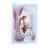 Needzo First Communion Set for Girls, White Rosary, Scapular, Lapel Pin, and Book Included, Catholic Keepsake Gifts view 2