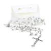 Needzo First Communion Set for Girls, White Rosary, Scapular, Lapel Pin, and Book Included, Catholic Keepsake Gifts view 3