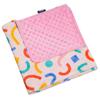Wildkin Plush Baby Blanket  Soft & Cozy Comfort, Ideal for Toddlers, Travel & Daycare - Confetti Peach view 1