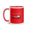 1976 Gran Torino Red Muscle Car Mug with Color Inside view 3