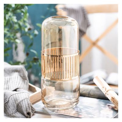 Flower Vase Indoor Flowers Vase Minimalist Hydroponic Aesthetic Nordic Modern Vertiplant Modern Vase Home Vasi Per Fiori Home Decor Item Vase for Decor (Size : L)