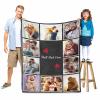 Customized Family Photos Collage Blanket for Best Dad Ever, Personalized Dad Photo Throw Blanket Soft & Warm Blanket for Sofa Bed Travel (10 Photos, 40"x50") view 3