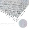 Blackout roller shades for windows,retractable Lightweight Curtain,Privacy Screen with three suction cups,portable sunscreen Blind,UV protection,Car Roller Sunshade,Silver-0.58x1.25m(1.9*4.1ft) view 2
