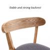 Barstools Exquisite Wooden Bar Chair Modern Simple Back High Stool Front Desk Chair Restaurant Island Bench Kitchen Bar Stool (Color : D) view 3