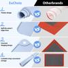 EuChoiz Silicone Pastry Mat 24"*16" Extra Thick Non Stick Baking Mat Food Grade Silicone Dough Rolling Bake Mat with Edge Heightening Blue view 3