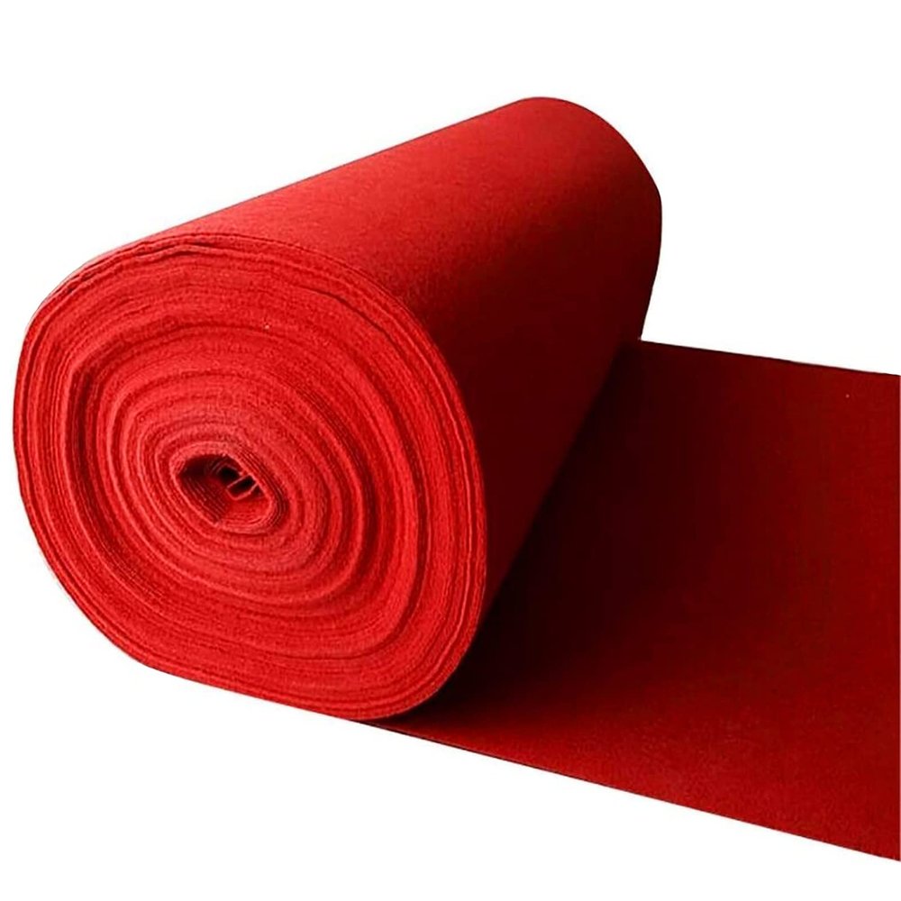 Wedding Aisle Carpet Runner Red Carpet Runner Rugs Wedding Party Runway Rug 2mm Polyester Non-Slip Floor Runner Mat for Birthday Wedding Decoration (Size : 1.2x20m)