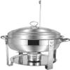 UZOURI Stainless Steel Chafing Dish, Chafing Dish Set Food Warmer Buffet, with Food Pans Fuel Holders, Food Warmer Professional Set for Catering, Buffet and Party(Size:S) (M) view 2