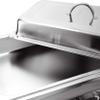 UZOURI Rectangle Chafing Dish Set, Stainless Steel Chafing Dish, Stainless Steel Food Warmer Buffet Dish Catering Pan, for Buffet Catering Kitchen Party view 3