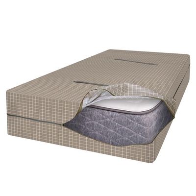 XHHBS Mattress Bag for Moving and Storage with Heavy Duty Handles Reusable Mattress Protector Cover Waterproof Silver Coated Material Zipper (Color : Brown, Size : King: 82" L X 79" W x15 D)