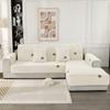 XSlive Soft Sherpa Fleece Sofa Couch Covers Fluffy Warm Plush Sectional Couch Cover Non Slip Sofa Slipcover Furniture Protector for Kids Dogs Pet, 1 Piece/Not All Set (White,36"x94") view 2