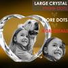3D Crystal Photo Personalized with Light Base Custom Photo Crystal with Your Own Photo for Mom Dad Men Women Family Picture Crystal Gifts for Birthday Mother's Father's Day Anniversary (Heart) view 4