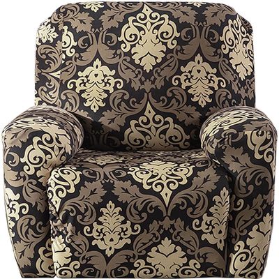 ALABOW Lazy Boy Recliner Chair Covers Slipcovers with Pockets 1Seat Recliner Cover 4-Pieces Slipcover Lazy Boy Chair Cover for Recliner with Elastic Bottom (Color : #11)