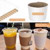 White Coffee Sleeves For 10 to 20 oz. Cups (250 Pack), Disposable Corrugated Cardboard Paper Jacket For Better Grip, Hot Cold Drinks Holder, Chocolate Milk Tea Beverage Insulator, Hand Protection view 3