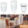 White Coffee Sleeves For 10 to 20 oz. Cups (250 Pack), Disposable Corrugated Cardboard Paper Jacket For Better Grip, Hot Cold Drinks Holder, Chocolate Milk Tea Beverage Insulator, Hand Protection view 4