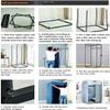 GORHLady Privacy Protection Partition Fitting Room,Mobile Track Privacy Protection Fitting Room Wall Mounted 90% Shading Rate Mall Simple Fitting Room L85xW100xH200CM B view 3