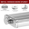 3IN1 Pasta Maker Attachment for All KitchenAid Mixers, Pasta Attachment Includes Pasta Sheet Roller, Spaghetti Cutter & Fettuccine Cutter, with Cleaning Brush view 3