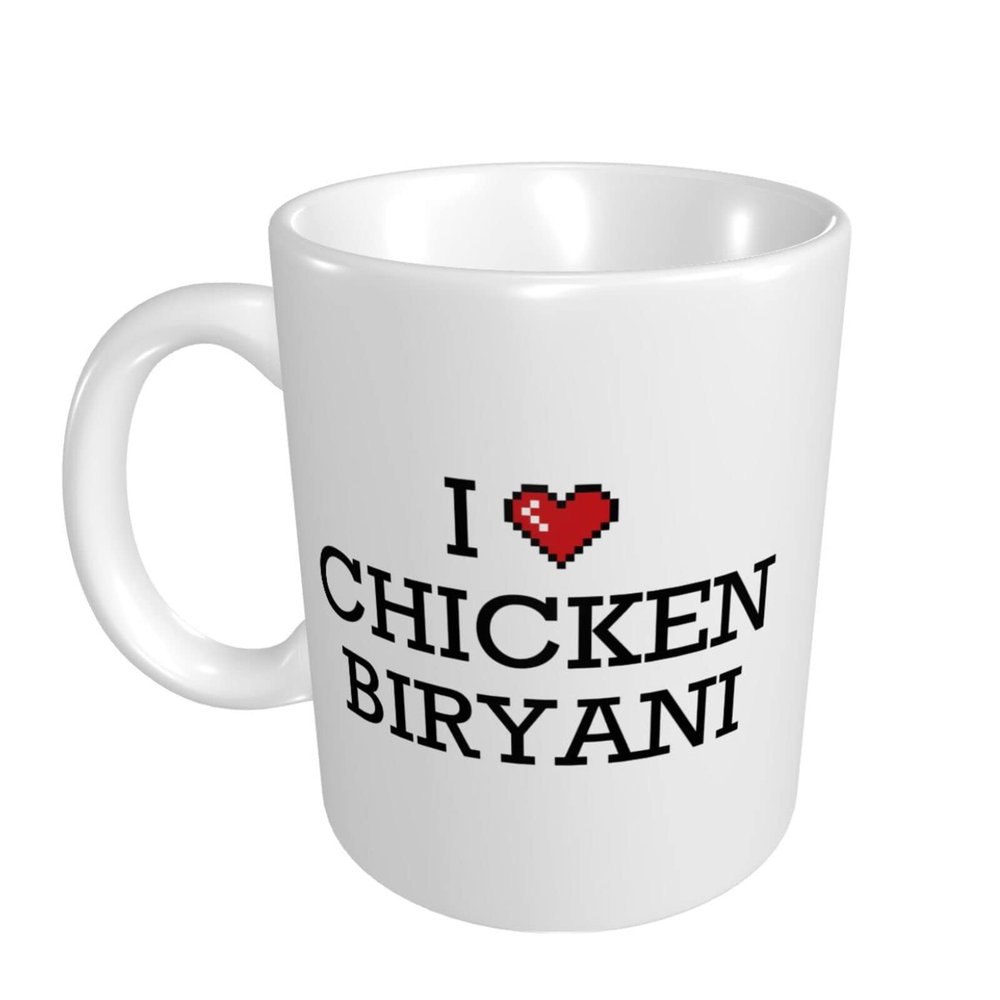 Abipuir Classy Coffee Mugs For Women I Love Chicken Biryani Mug Coffee Mugs For Men Funny Coffee Mugs Women