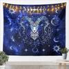 Capricornus Kids Tapestry,12 Constellations Astrology Zodiac Wall Tapestries,Girls Boys Adults Room Decor,Sun Moon Starry Galaxy Wall Hanging,Blue Romantic Home Wall Decor,Small 51.2 x 59.1 Inches view 1