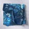 Pisces Kids Tapestry,Sun Moon Starry Sky Galaxy Wall Tapestries,Girls Boys Adults Room Decor,12 Constellations Astrology Zodiac Wall Hanging,Blue Romantic Home Wall Decor,Large 59.1 x 82.7 Inches view 2
