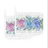 2 PCS Pot Holders with Hanging Loops, Pink Blue Purple Hydrangea Heatresistant Potholders Coasters Mat for Kitchen Cooking Baking BBQ Summer Floral Botanical Plaid view 1