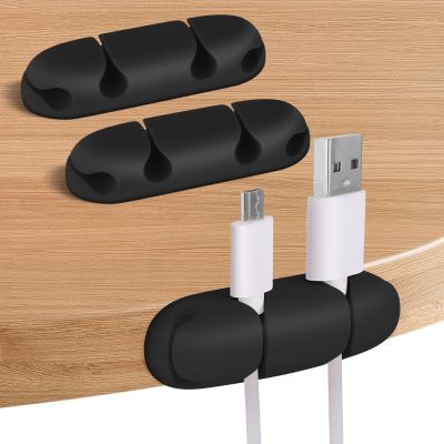 WLLHYF 3PCS Cable Clips, Cord Wire Organizer (Black)