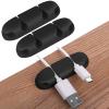 WLLHYF 3PCS Cable Clips, Cord Wire Organizer (Black) view 2
